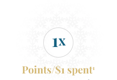 1x Point/$1 Spent1