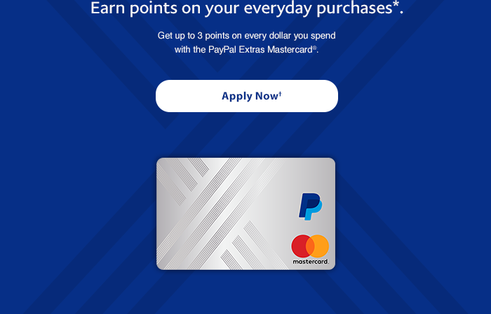 Earn points on your everyday purchases. Apply Now