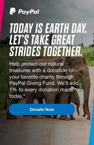 Today is Earth Day. Let's take great strides together. | Donate Now
