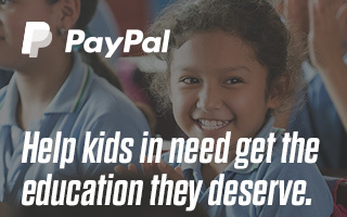 PayPal | Help kids in need get the education they deserve.