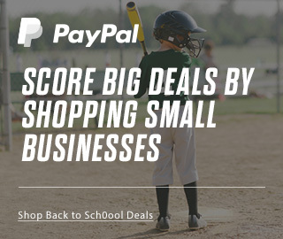 PayPal | Shop Back to School Deals | SCORE BIG DEALS BY SHOPPING SMALL BUSINESSES