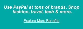 Use PayPal at tons of brands. Shop fashion, travel, tech & more