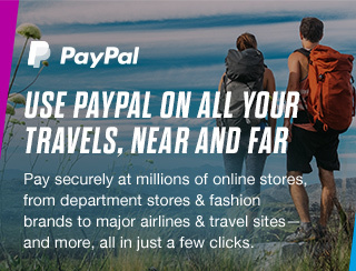 PayPal - USE PAYPAL ON ALL YOUR TRAVELS, NEAR AND FAR