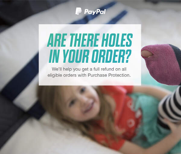 PayPal | ARE THERE HOLES IN YOUR ORDER?