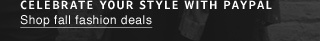Shop fall fashion deals
